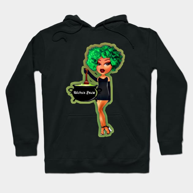 Witch Brat Hoodie by Lewd Crude Never Rude